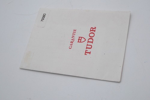 Tudor vintage zertifikat - vintage,
