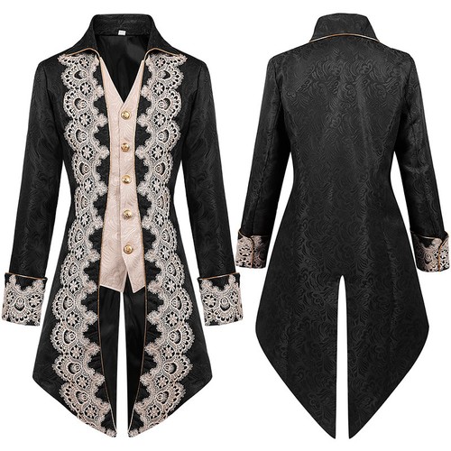 Herren retro gothic jacke - gothic,