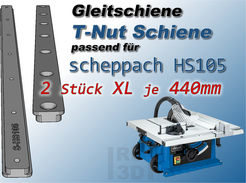 440mm nut schiene - 440mm,