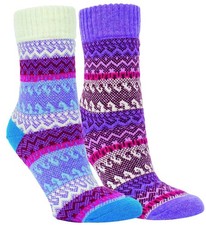 2 Paar warme und bunte Hygge