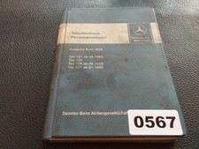 567 Mercedes Benz Tabellenbuch 107 124 126 201  Ausgabe 04/1986