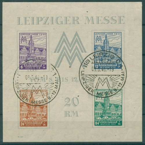 Sbz 1945 gestempelt - bl.5x,