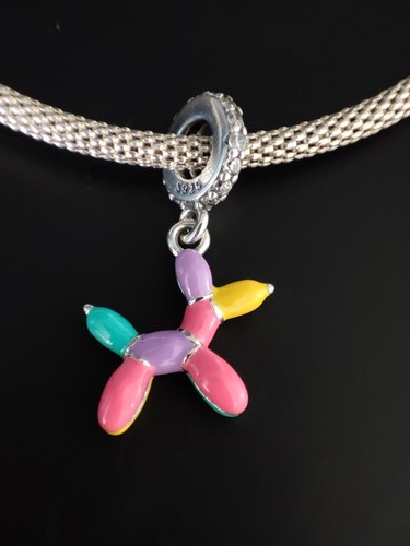 Charm bead hund ballon - charm,
