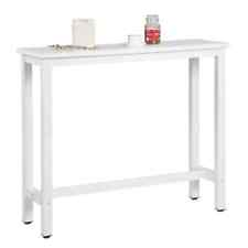 1x Bartisch Esszimmertisch Bartresen Theke Stehtisch aus Spanplatte Weiß tb17ws