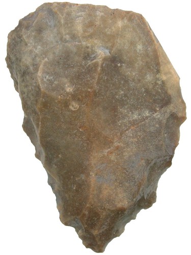 Neandertaler faustkeil biface - faustkeil,