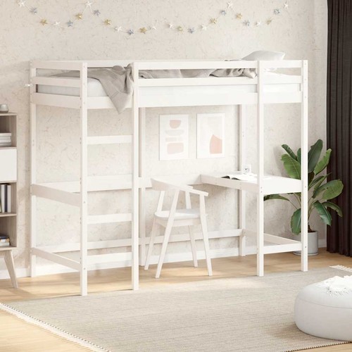 Hochbett mit schreibtisch - hochbett,