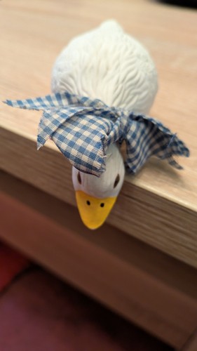 Deko figuren gans keramik - deko,