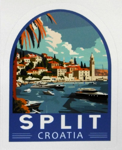 Souvenir aufkleber split - souvenir-aufkleber,