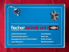 Fischertechnik Grundkasten u-t 1 (Unterricht u. Technik) Baukasten unvollständig