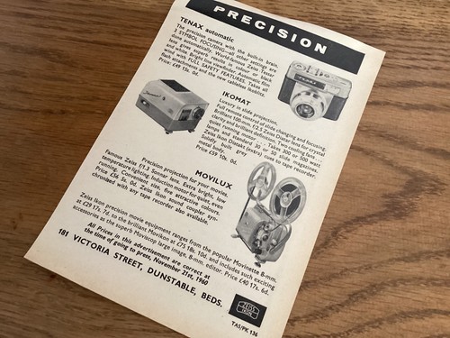 Werbung 1961 für tenex - werbung,