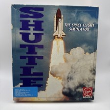 Shuttle The Space Flight Simulator Computerspiel DOS 3,5 Disks Virgin 1991