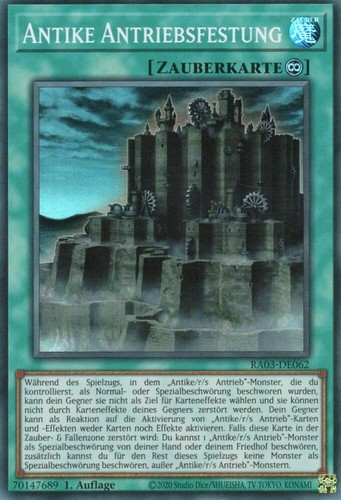 Yugioh antike antriebsfestung - antike,