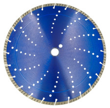 Diamanttrennscheibe Beton 350/25,4Granit Waschbeton Pflasterstein Turbo Segmente