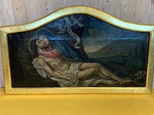 Gemälde antik Altmeister Pieta Jesus Maria Christus Beweinung Grablegung 1695