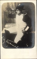 Foto Ak Napoleon in Uniform