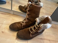 NEUE Josef Seibel Damen Schnürstiefel Wildleder LammFell Gr.42