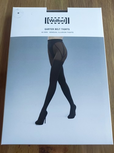 Wolford garter belt tights - wolford,