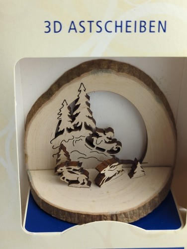 Astscheibe weihnachtsdeko - 3d,