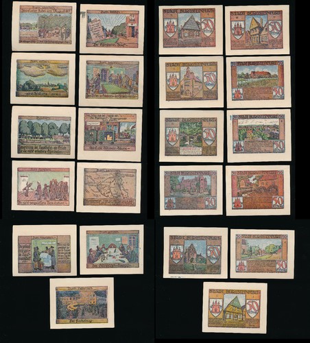 Burgsteinfurt 11x pfennig - 11x, 50
