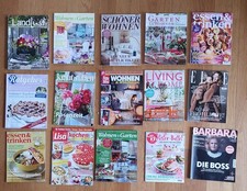 Konvolut Frauenzeitschriften Landlust Schöner Wohnen Elle 15 Hefte Sammlung