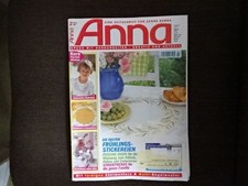 Zeitschrift  Anna 2/2003 Handarbeiten stricken häkeln   sticken Aenne Burda