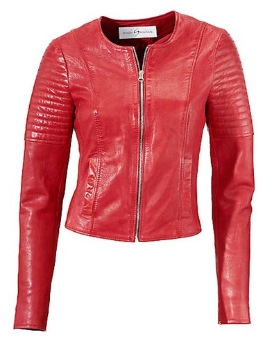 Lammnappa lederjacke rot - lammnappa, 40