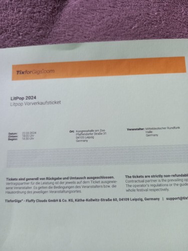Zwei tickets - zwei,