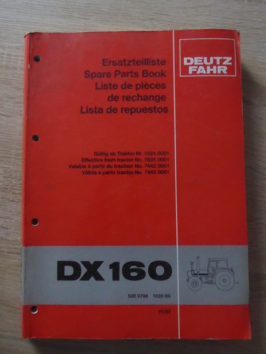 Deutz fahr schlepper dx160 - schlepper,