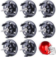 8 Pack Football Helmet Wall