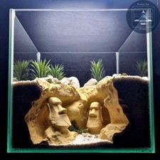 Moai Cave Aquarium Terrarium
