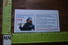 Alter Aufkleber LKW Trucker Güterfernverkehr Spedition DAF ITS Truck-Service