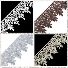 2) 1 m  Ätzspitze Borte 55 mm Spitze Farbwahl Spitzenborte Gardine Tischläufer