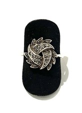 925/- Silberring, Markasit