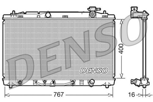 Denso kühler motorkühlung - kühler,,