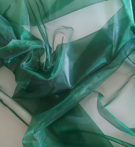 Organza grün dunkelgrün - 2,5m,