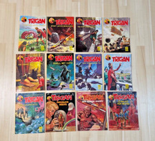 Trigan Comic 12 Stück, Hethke Softcover 1-6, 8, 10, 23 + 3 weitere Trigan Comics