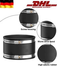 Flexible Gummi Muffe 100mm 150mm Gummimuffe 4" Rohrverbinder für PVC DE