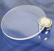 Uhrenglas 5mm mineralglas - uhrenglas, 1,5mm
