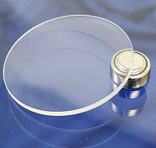 Uhrenglas 1,5mm Mineralglas Armbanduhr Uhr Glas cam flach Watchglas Ø 20 - 40mm