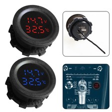 Autobatterie Voltmeter Rundes