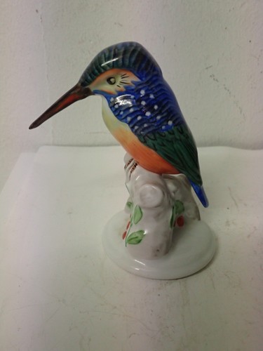 Porzellanfigur ein eisvogel - ein,