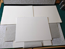 Aquarellkarton, Aquarellpapier 1/4 Bogen, 43 Stück, 300 - 600 g/m²