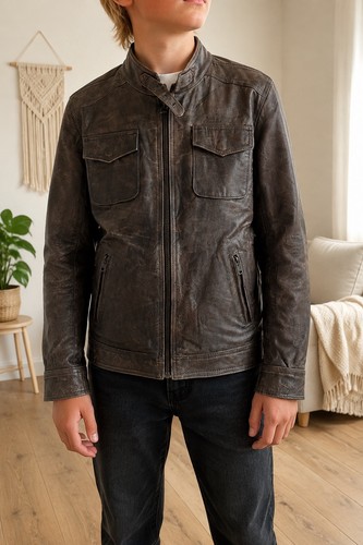 Scotch shrunk echtlederjacke - scotch,
