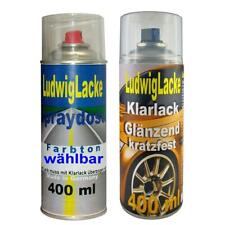 Autolackspray Set in Lavagrau LZ7L für Audi & Klarlack a 400ml Dose Frei BEST