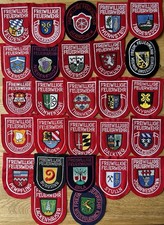 Feuerwehr Ärmelabzeichen/Patch Deutsche Feuerwehr Set/konvolut