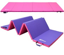 XXL Gymnastikmatte 300x100x5cm Weiche Turnmatte Sportmatte Weichbodenmatte Pink