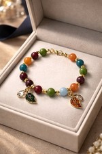 Bunter Turmalin Armband mit