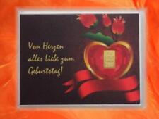 Geburtstag mit Herz Gold