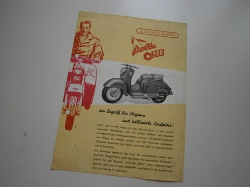 Zündapp bella 200 originaler - bella, 200,