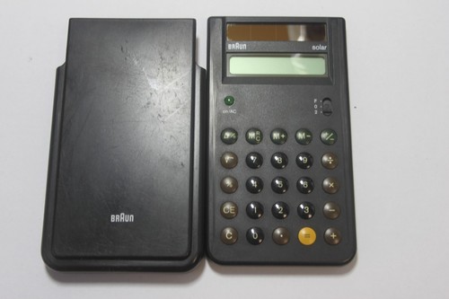 Braun solar taschenrechner - braun,